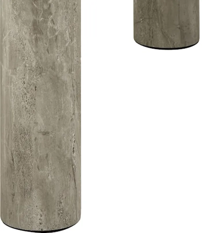 Stolik kawowy Sorisel 60x60 cm szary marmur