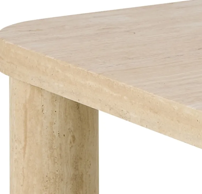 Stolik kawowy Sorisel 60x60 cm trawertyn
