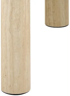 Stolik kawowy Sorisel 60x60 cm trawertyn