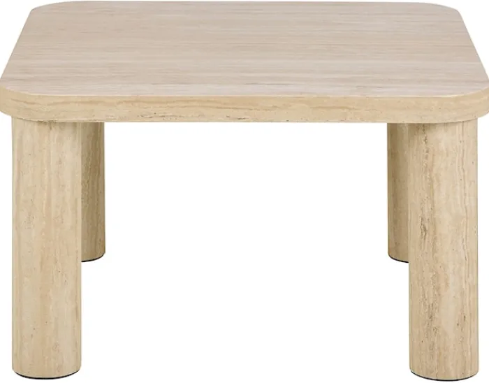 Stolik kawowy Sorisel 60x60 cm trawertyn