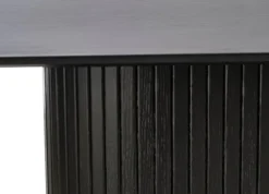 Stół owalny Gativel 95x180 dąb czarny