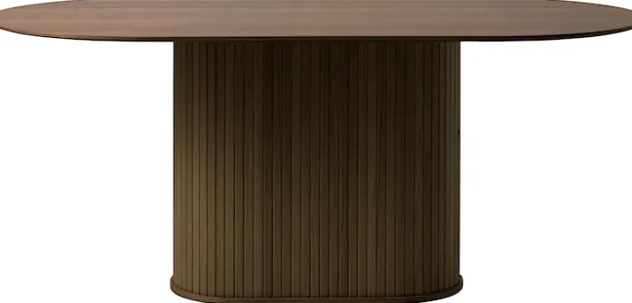 Stół owalny Gativel 95x180 dąb palony