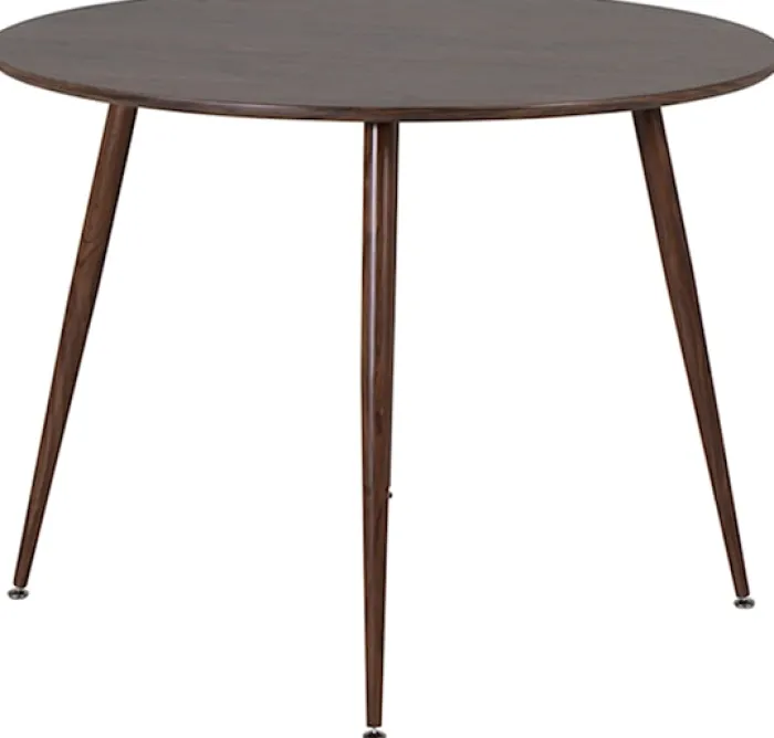 Stół Plaza okrągły blat średnica 100 cm orzech