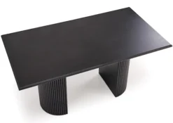 Stół rozkładany do jadalni Tavarro 160-250x90 cm dąb czarny