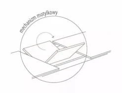 Stół rozkładany Logan 160(200)x90 dąb/ czarny mat