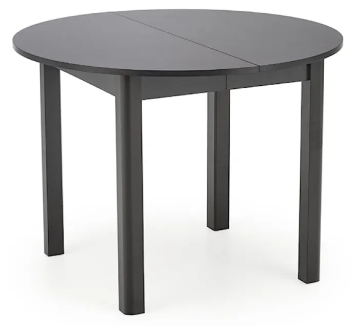 Stół rozkładany Nelloom 102-142x102 czarny