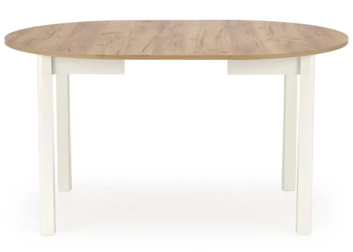 Stół rozkładany Nelloom 102-142x102 dąb craft/ biały