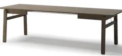 Stół rozkładany Plot 149-269x85 cm dąb ciemny