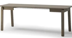 Stół rozkładany Plot 104-224x60 cm dąb ciemny