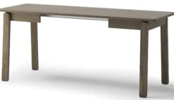 Stół rozkładany Plot 104-224x60 cm dąb ciemny