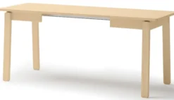 Stół rozkładany Plot 104-224x60 cm dąb jasny