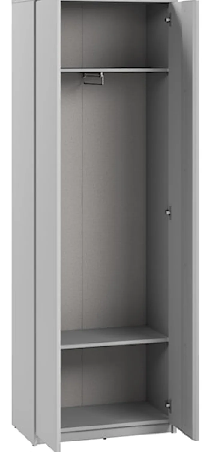 Szafa dwudrzwiowa Simply 69 cm szara