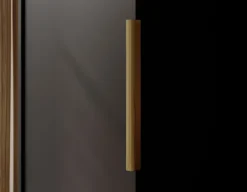 Szafa jednodrzwiowa Frame z drążkiem 50 cm Czarna