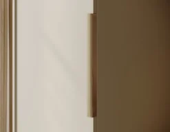 Szafa jednodrzwiowa Frame z półkami 50 cm Szary beż