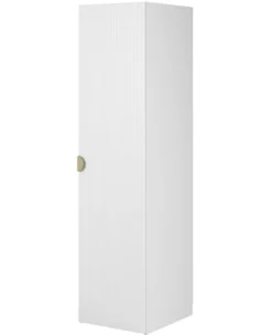 Szafa jednodrzwiowa Moonir z drążkiem 50 cm Biała