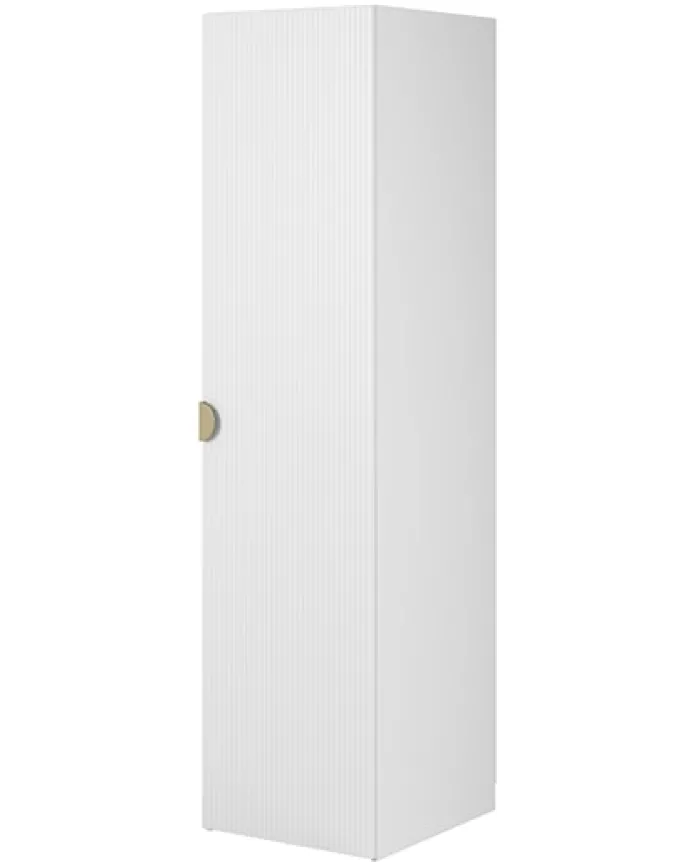 Szafa jednodrzwiowa Moonir z drążkiem 50 cm Biała