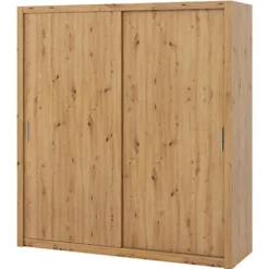 Szafa przesuwna Rinker 200 cm Dąb artisan