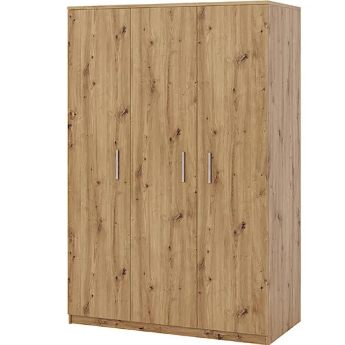 Szafa Rinker trzydrzwiowa 135cm Dąb artisan