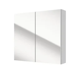 Szafka łazienkowa Stouq wisząca podwójna z lustrem 65x60 cm