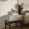 Szafka nocna Evo z szufladą i stelażem 50 cm kaszmir