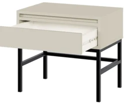 Szafka nocna Evo z szufladą i stelażem 50 cm kaszmir