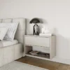 Szafka nocna Framme wisząca z szufladą i wnęką 50 cm kaszmir