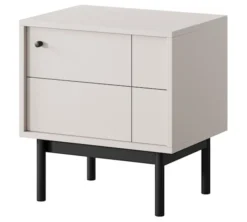 Szafka nocna Japandies 54 cm Szary beż