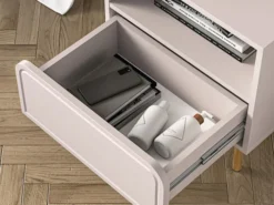 Szafka nocna Loppa z szufladą i wnęką 50 cm Kaszmir