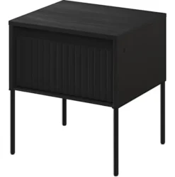 Szafka nocna Trend 46 cm z LED Czarna