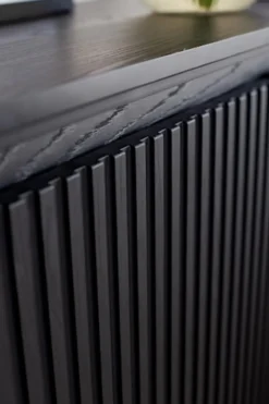 Szafka nocna Trend 46 cm z LED Czarna