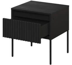 Szafka nocna Trend 46 cm z LED Czarna