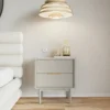 Szafka nocna Viviaro z dwiema szufladami 54 cm kaszmir