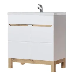 Szafka pod umywalkę Jakkarta biała 80 cm