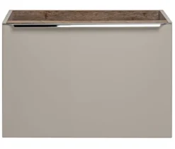 Szafka pod umywalkę Olimmi 80 cm szara/dąb santa