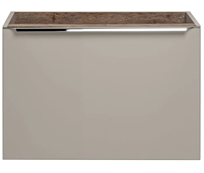 Szafka pod umywalkę Olimmi 80 cm szara/dąb santa
