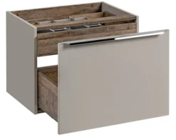 Szafka pod umywalkę Olimmi 60 cm szara/dąb santa