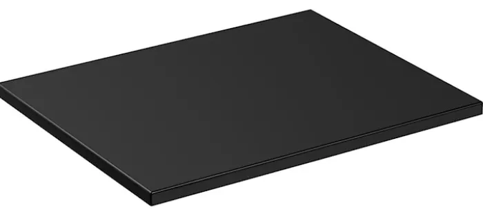 Szafka pod umywalkę Temirni 60 cm czarna lamele z blatem