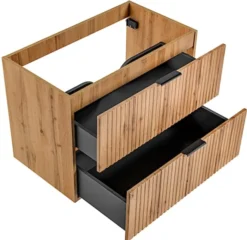 Szafka pod umywalkę Temirni 80 cm dąb wotan lamele