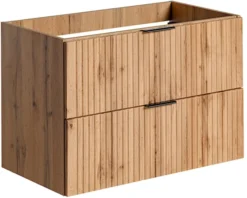 Szafka pod umywalkę Temirni 80 cm dąb wotan lamele