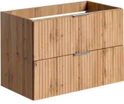 Szafka pod umywalkę Temirni 80 cm dąb wotan lamele