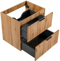 Szafka pod umywalkę Temirni 60 cm dąb wotan lamele