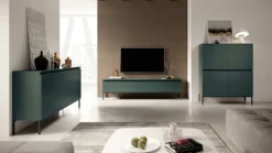 Szafka RTV Bemmi 175 cm Ciemnozielony