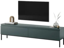 Szafka RTV Bemmi 175 cm Ciemnozielony