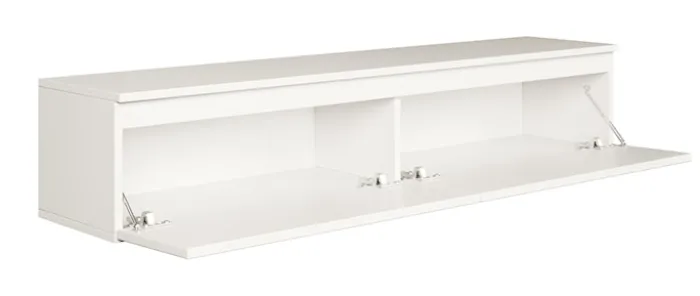 Szafka RTV Bemmi wisząca 150 cm biały