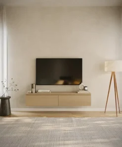 Szafka RTV Bemmi wisząca 150 cm dąb lindberg