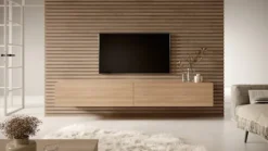 Szafka RTV Bisira 200 cm Dąb Lindberg