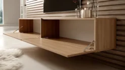 Szafka RTV Bisira 200 cm Dąb Lindberg