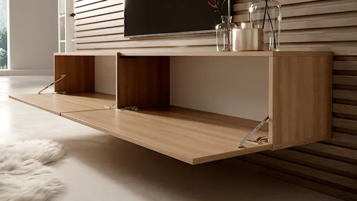 Szafka RTV Bisira 200 cm Dąb Lindberg
