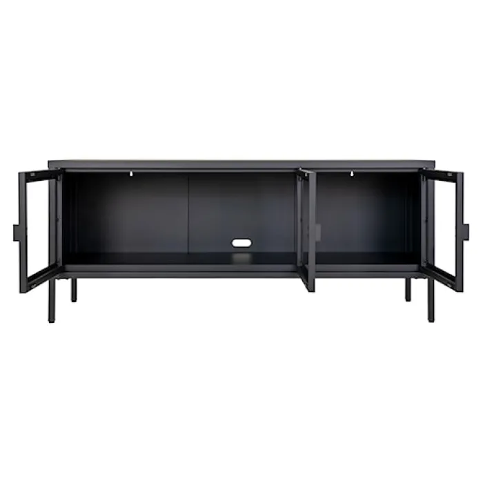 Szafka RTV Centho 130 cm czarna