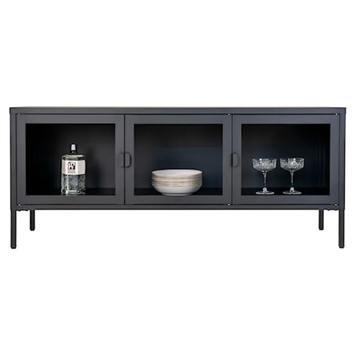 Szafka RTV Centho 130 cm czarna